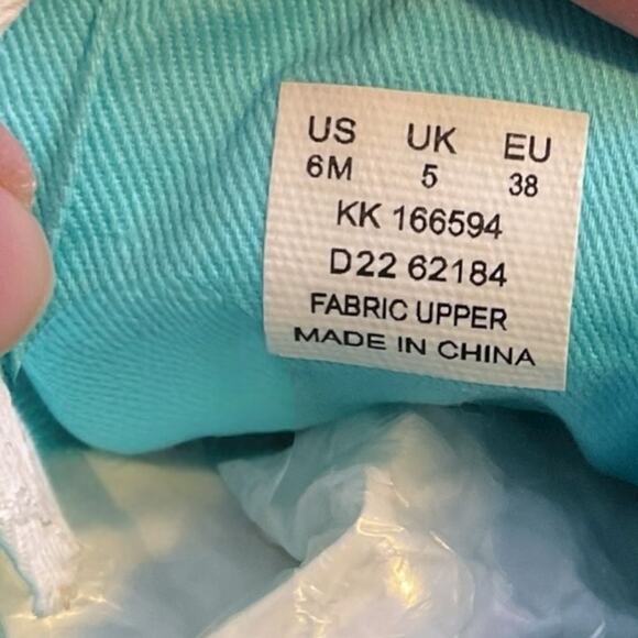 Keds Girl's Youth Sz 6 Kickstart Charm Canvas Rubber Soled Lace-Up Shoes - Picture 5 of 10